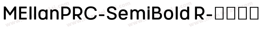 MEllanPRC-SemiBold R字体转换